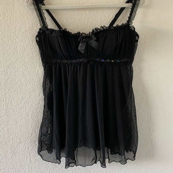 Frederick's of Hollywood Other - SOLD-Fredrick's of Hollywood Black Babydoll Lingerie Nighty/Lingerie-L